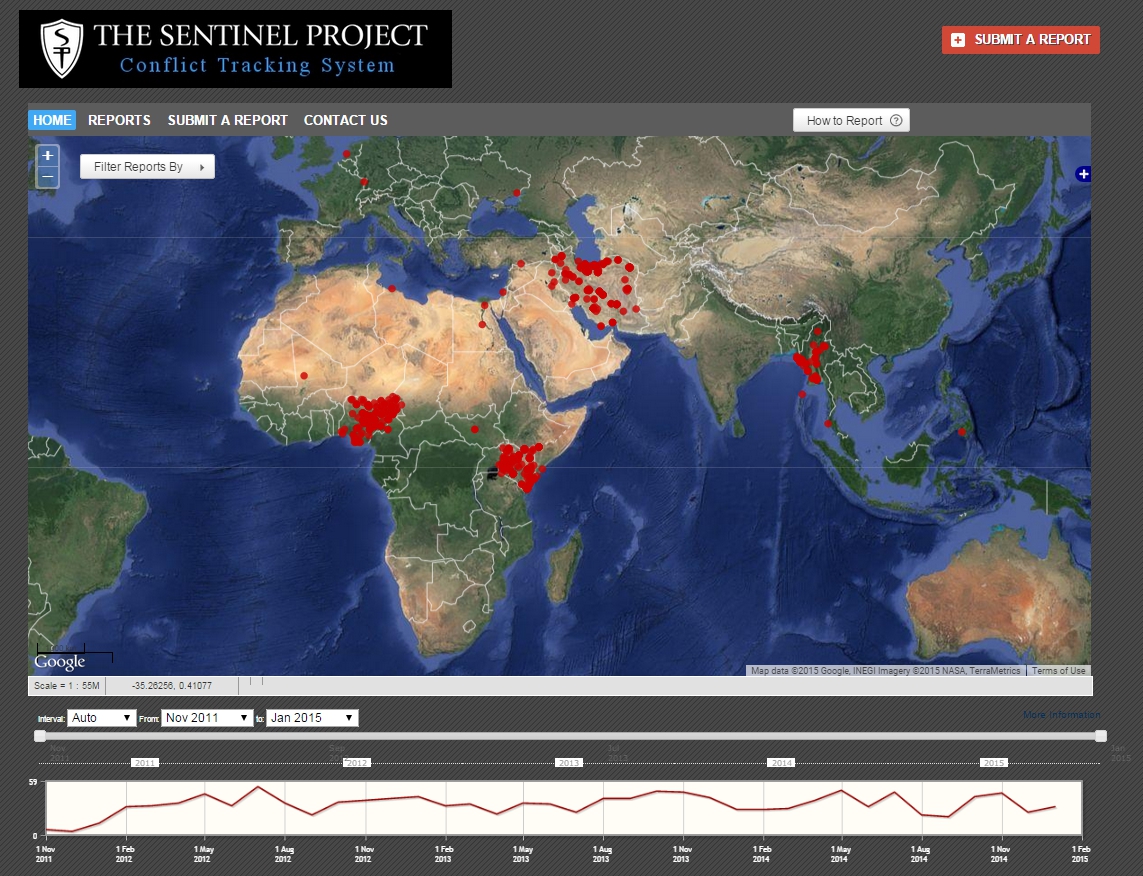 The Sentinel Project Launches Conflict Tracking System